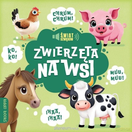Książeczka kartonowa zwierzęta na wsi [KSIĄŻKA]