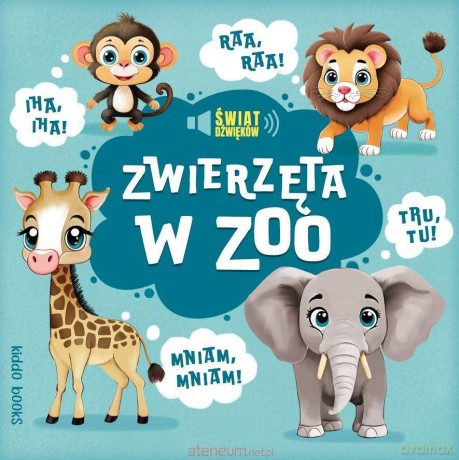 Książeczka katronowa zwierzęta w zoo [KSIĄŻKA]