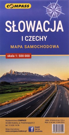 Czechy i Słowacja 1:500 000
