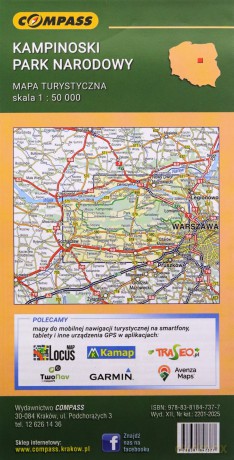 Kampinoski Park Narodowy 1:50 000