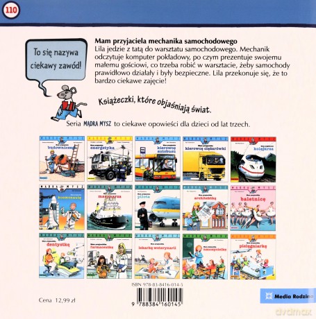 Mądra Mysz Mam przyjaciela mechanika samochodowego - Ralf Butschkow [KSIĄŻKA]