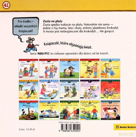 Mądra Mysz. Zuzia na plaży - Wolfram Hanel, Eva Wenzel-Burger [KSIĄŻKA]