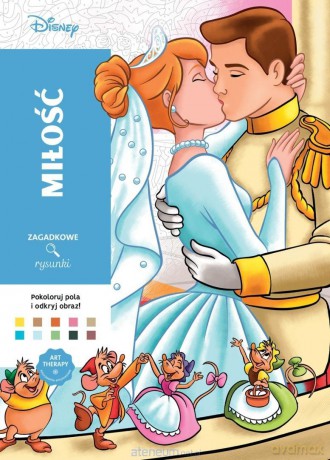 Miłość. Disney kolorowanka antystresowa - Jeremy Mariez [KSIĄŻKA]