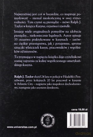 Kasyna, oszustwa i szwindle - Ralph J. Taylor [KSIĄŻKA]