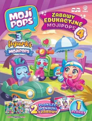 MojiPops Zabawy Edukacyjne cz.4 [KSIĄŻKA]