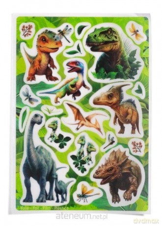 Naklejka Magic dinozaury
