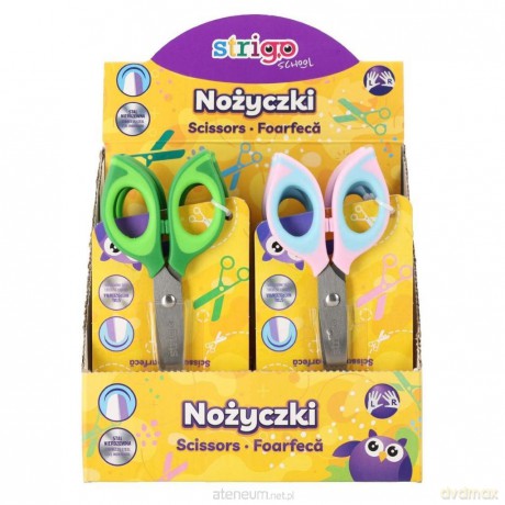 Nożyczki szkolne mix (12szt)