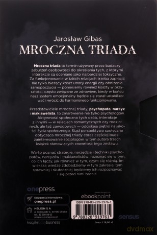 Pakiet: Mroczna triada - Jarosław Gibas [KSIĄŻKA]