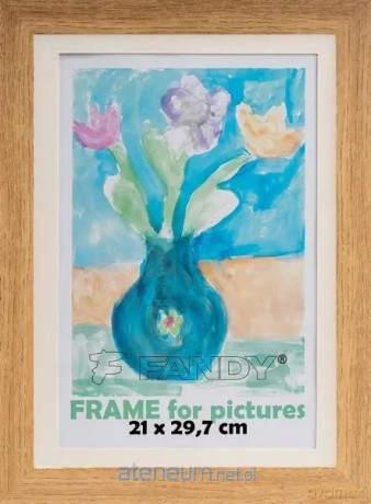 Ramka drewniana Paint czarna 25,5x34x5cm