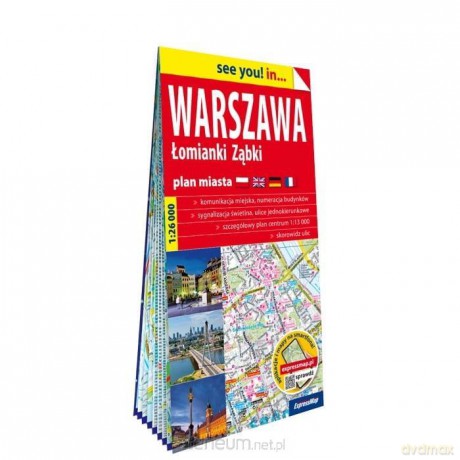 See you! in..Warszawa, Łomianki, Ząbki plan miasta [KSIĄŻKA]