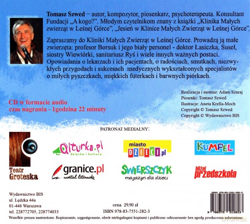 Klinika Małych Zwierząt w Leśnej Górce. Książka audio CD MP3 - Tomasz Szwed [Audiobook]
