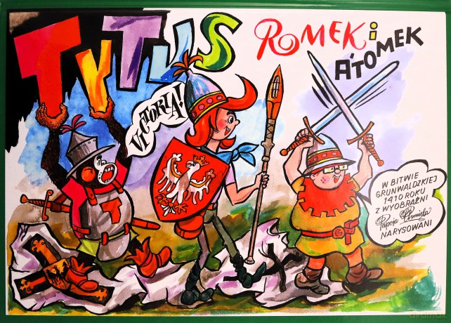 Tytus, Romek i A'Tomek w bitwie grunwaldzkiej 1410 - Henryk Jerzy Chmielewski [KOMIKS]