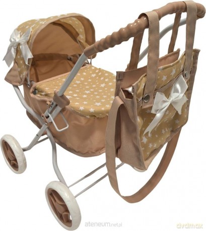 Wózek dla lalek głęboki z torbą