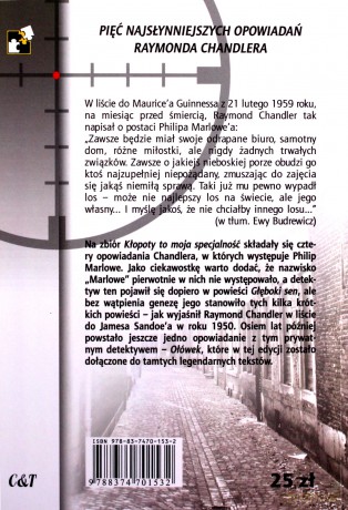 Kłopoty to moja specjalność - Raymond Chandler [KSIĄŻKA]