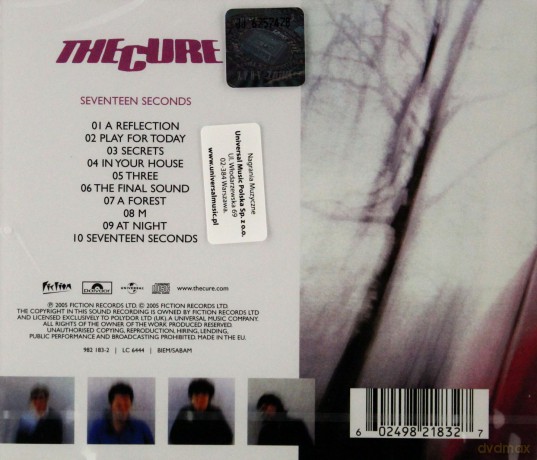 The Cure: Seventeen Seconds (Remastered) [CD]