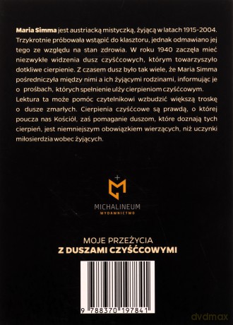 Moje przeżycia z duszami czyśćcowymi - Maria Simma [KSIĄŻKA]