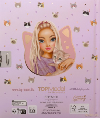 Pamiętnik na kłódkę Top Model 13569A