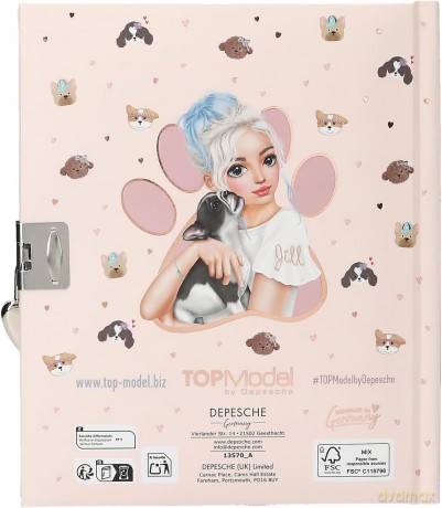 Pamiętnik na kłódkę Top Model 13570A