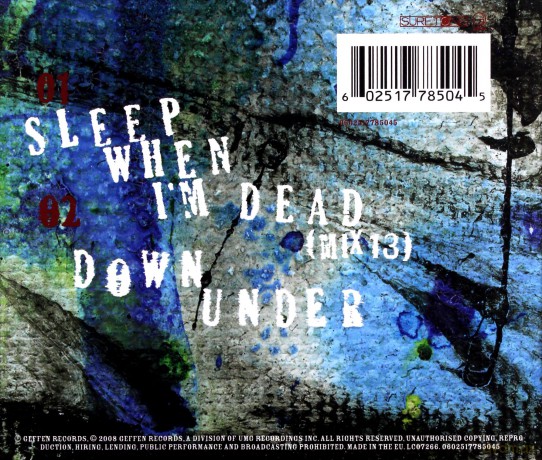 The Cure: Sleep When I'm Dead (Single) [CD]