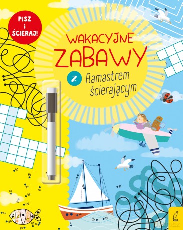 Wakacyjne zabawy z flamastrem ścierającym [KSIĄŻKA]