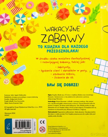 Wakacyjne zabawy z flamastrem ścierającym [KSIĄŻKA]