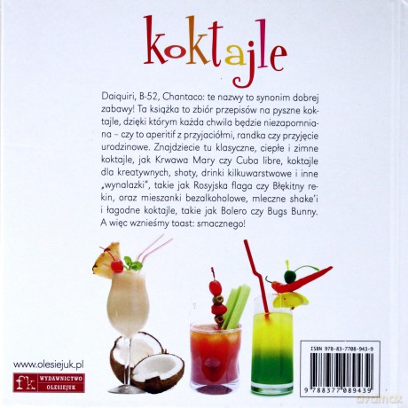 Koktajle. 1001 przepisów [KSIĄŻKA]