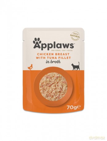 Applaws - Chicken Breast with Tuna Fillet in broth - 70g