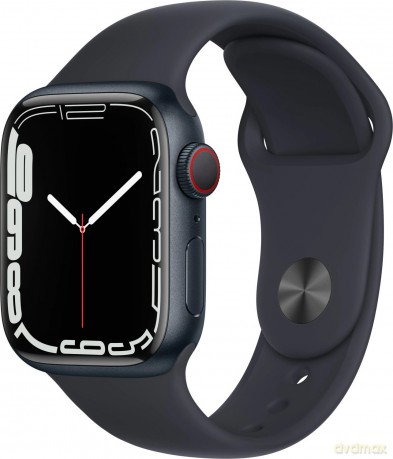 Apple - Watch Series 7 GPS + LTE, 41mm, Black/Alu