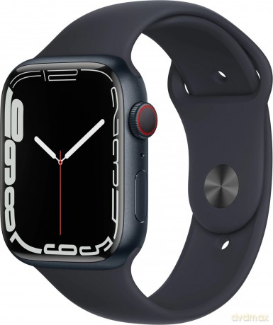 Apple - Watch Series 7 GPS + LTE, 45mm, Black/Alu