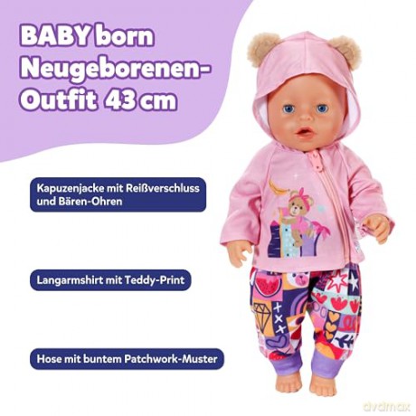 Baby Born - BABY born Newborn Outfit 43cm - (837290)