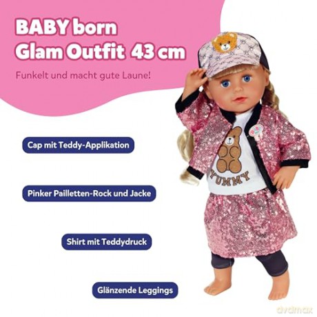 Baby Born - Glam Outfit 43cm - (837320)