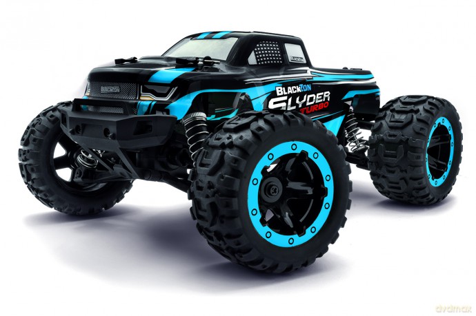 BLACKZON - Slyder MT Turbo 1/16 4WD 2S Brushless - Blue (540209)