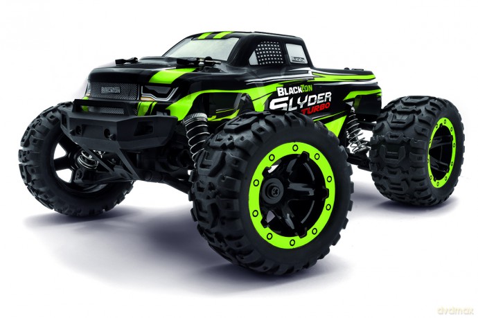 BLACKZON - Slyder MT Turbo 1/16 4WD 2S Brushless - Green (540208)