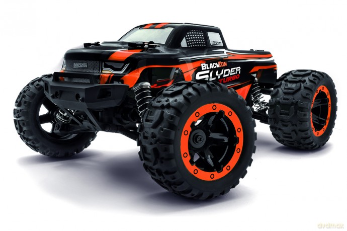 BLACKZON - Slyder MT Turbo 1/16 4WD 2S Brushless - Orange (540210)