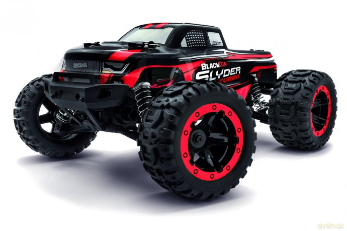 BLACKZON - Slyder MT Turbo 1/16 4WD 2S Brushless - Red (540211)