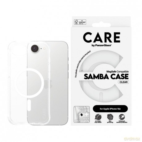 CARE by PanzerGlass - Case - Transparent - iPhone 16e