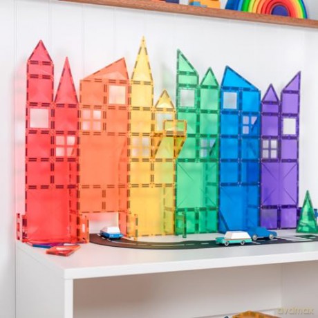 Connetix- Rainbow Creative Pack 102 Pieces - (CT-R-00102-CR)
