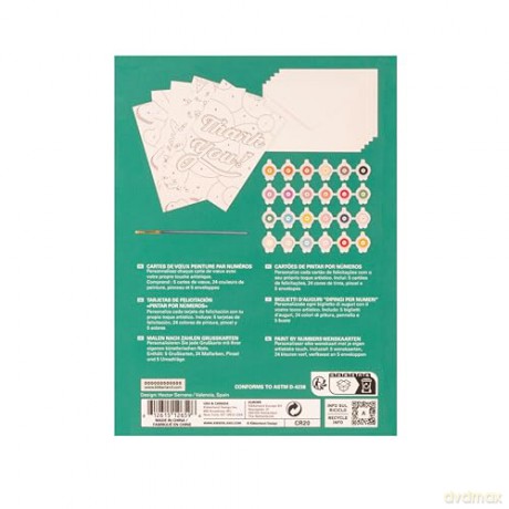 Crafter PaintByNumber Greeting Cards - (CR20)
