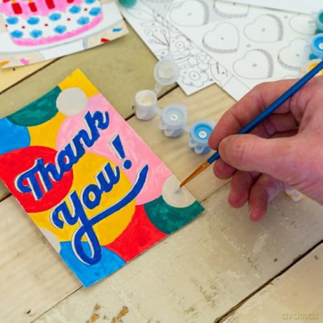 Crafter PaintByNumber Greeting Cards - (CR20)