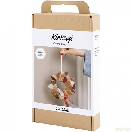 Creativ - Craft Kit Kintsugi, Hanging decorations, assorted colours, 1 pack