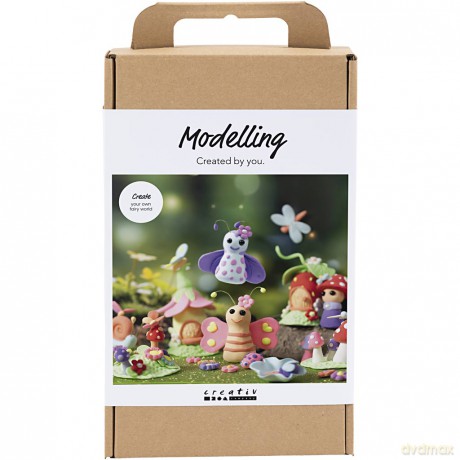 Creativ - Craft Kit Modelling, Fairy, Pastel Colours, 1 Pack - (977804)