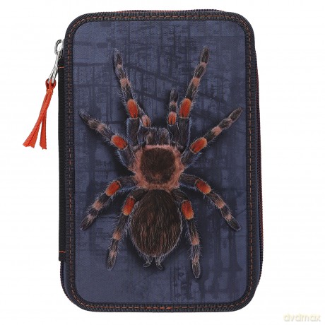 Dino World - Adventure World Double Pencil Case With Spider - (0413332)