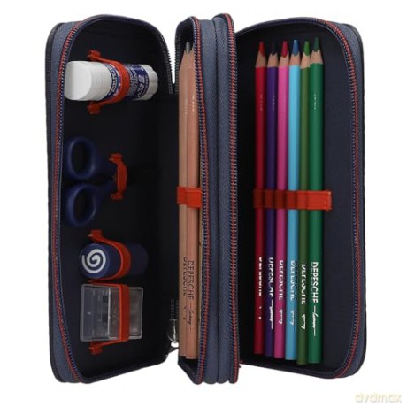 Dino World - Adventure World Double Pencil Case With Spider - (0413332)