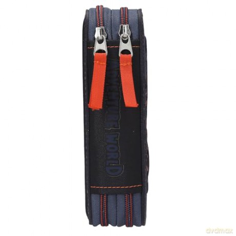 Dino World - Adventure World Double Pencil Case With Spider - (0413332)