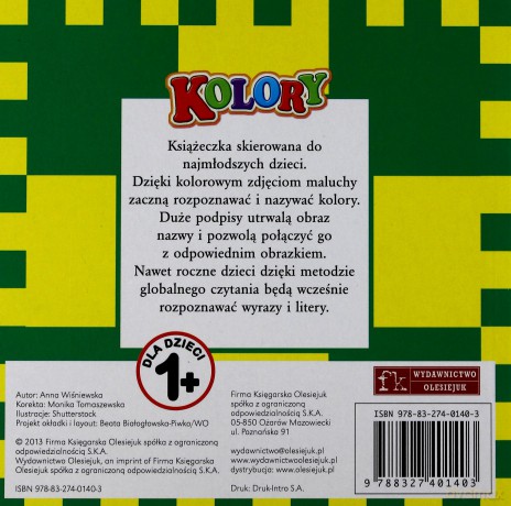 Kolory - Anna Wiśniewska [KSIĄŻKA]