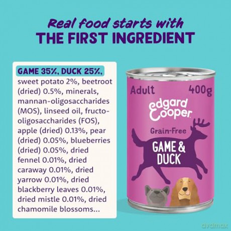Edgard Cooper - Multipack Chicken/Game/Lamb - 6x400g