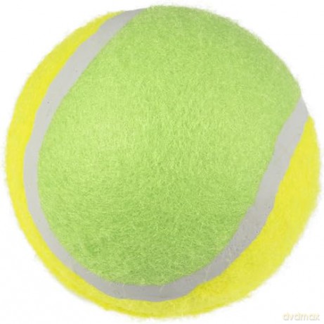 FLAMINGO - Dog toy, Smash tennis balls - Yellow and Green - 8 cm