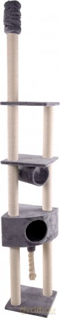 FLAMINGO - Everest Scratching Tree - Grey - 38 x 38 x 255-285 cm