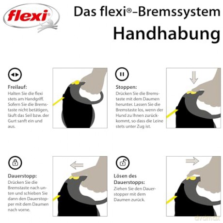 Flexi - Flexi Leash Giant L Black Edition - 50kg - 8m
