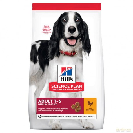 Hills - Dogfood SP Canine Adult Medium Chicken 12kg (H604275)